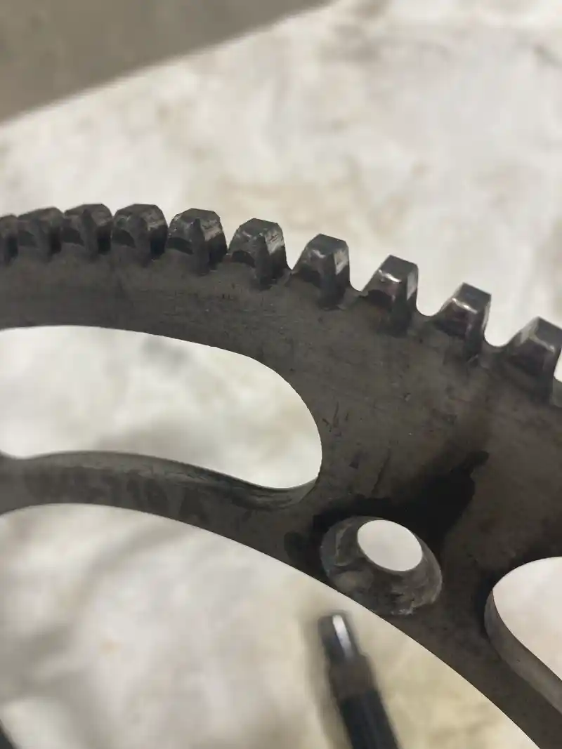 Arctic cat electric start drive gear and ring gear 800cc twin suzuki image 4